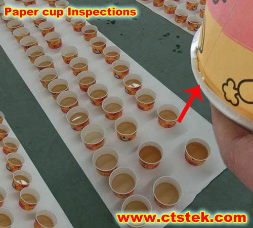 Paper cup inspector