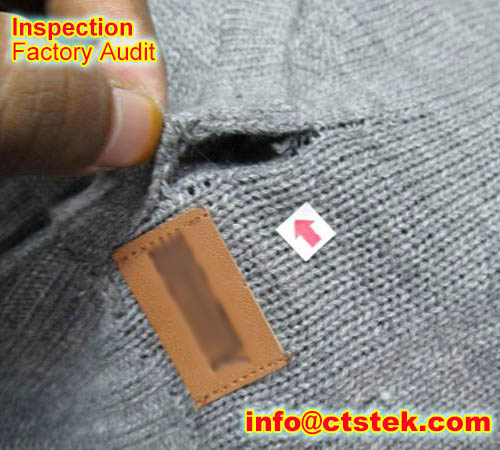 knitwear QC inspection